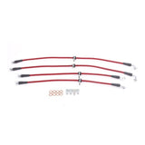 Power Stop 02-06 Acura RSX Front & Rear SS Braided Brake Hose Kit BH00021