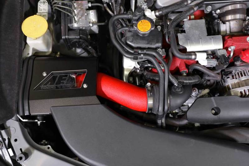 AEM Induction 2019 Subaru WRX STI 2.5L Cold Air Intake - Wrinkle Red 21-863WR