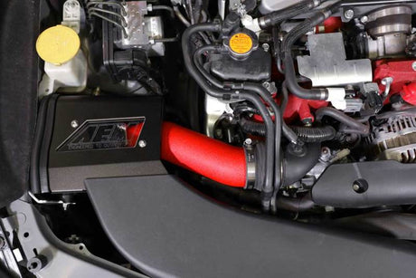 AEM Induction 2019 Subaru WRX STI 2.5L Cold Air Intake - Wrinkle Red 21-863WR