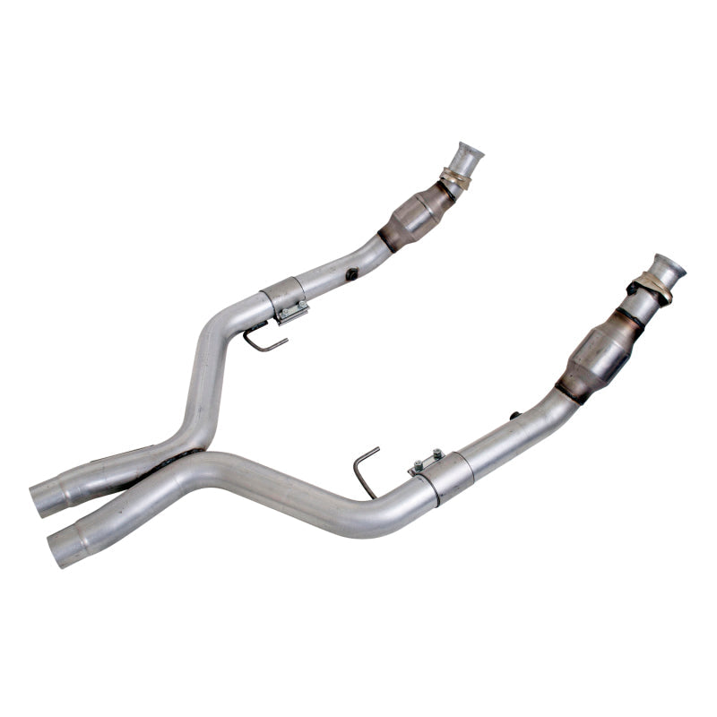 BBK 05-10 Mustang 4.6 GT High Flow X Pipe With Catalytic Converters - 2-3/4 1770