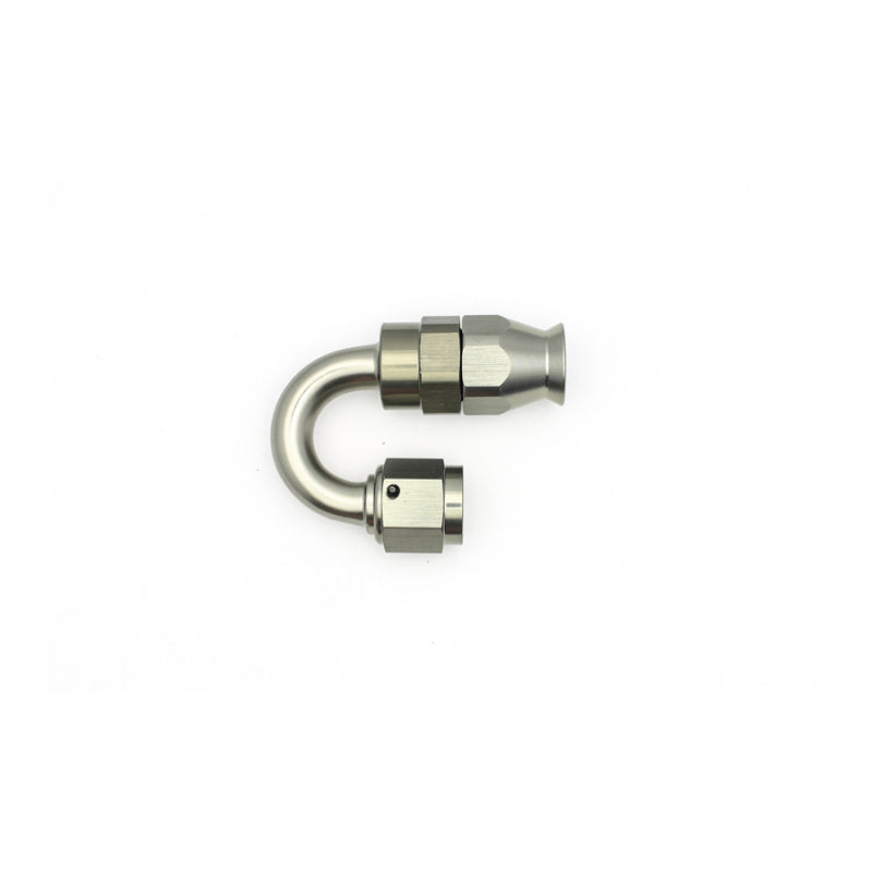 DeatschWerks 6AN Female Swivel 180-Degree Hose End PTFE (Incl. 1 Olive Insert) 06-02-0853