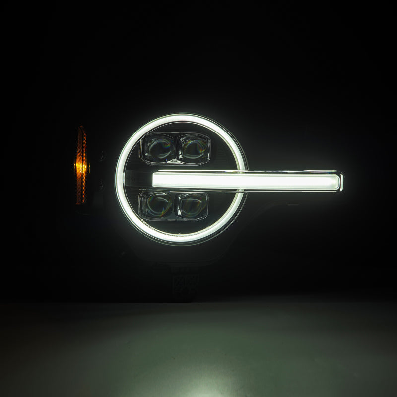 AlphaRex 21-23 Ford Bronco NOVA LED Projector Headlights Black 880260