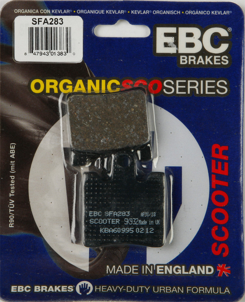 EBC Brake Pads Sfa283 Organic SFA283