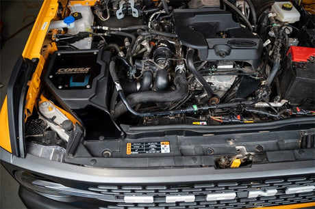 Corsa 21-22 Ford Bronco 2.3L Closed Box Air Intake With Donaldson Powercore Dry Filter 470026
