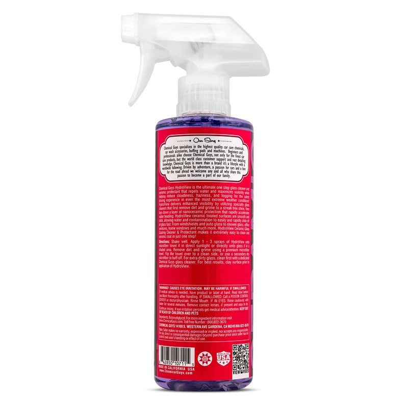 Chemical Guys HydroView Ceramic Glass Cleaner & Coating - 16oz CLD30116