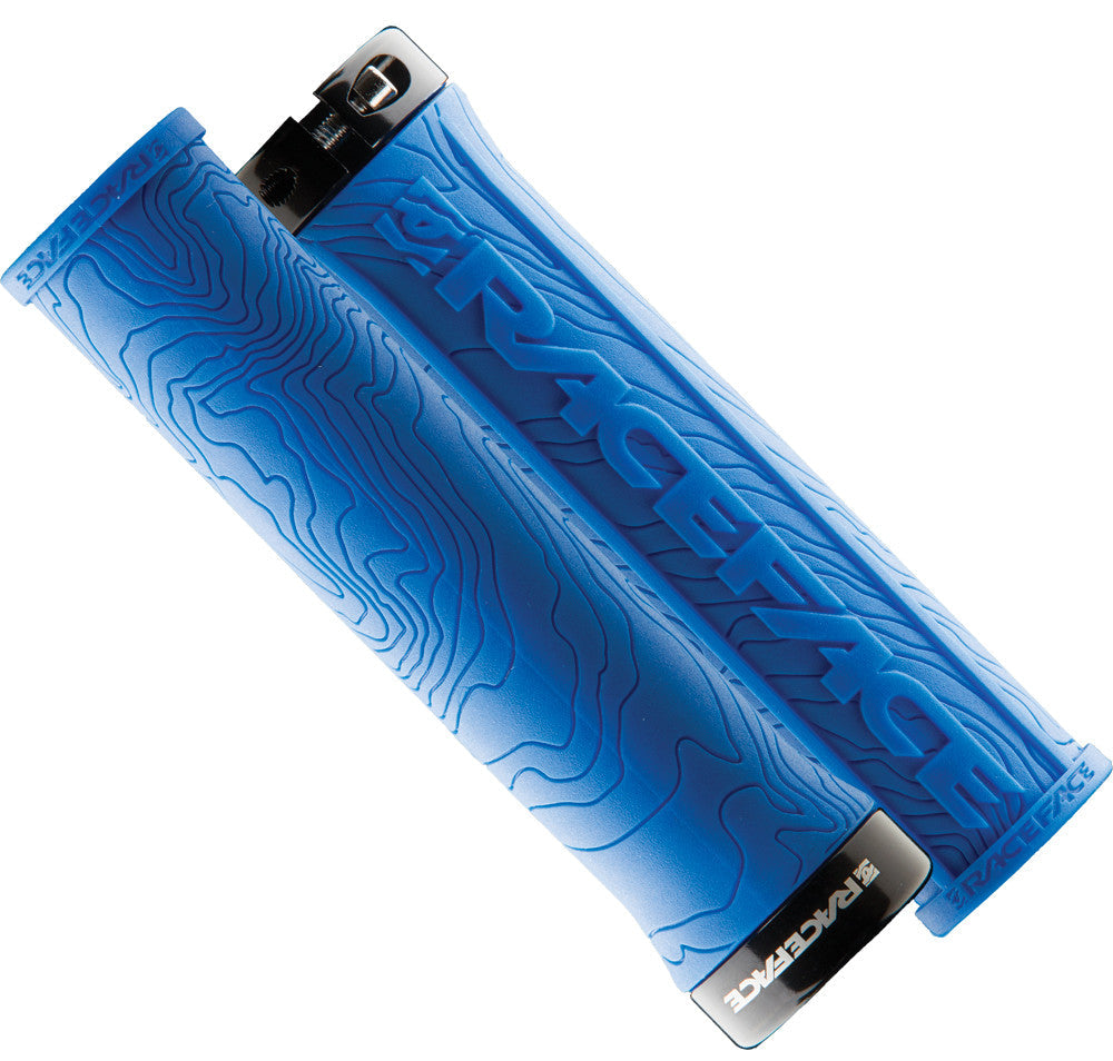 RACE FACE Half Nelson Lock-On Grips Blue AC990058