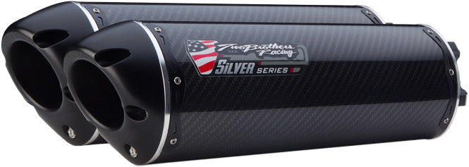 TBR M-2 Z1000 '10-13 S/O Cf- Dual Vale Silver 005-2720405DV-S