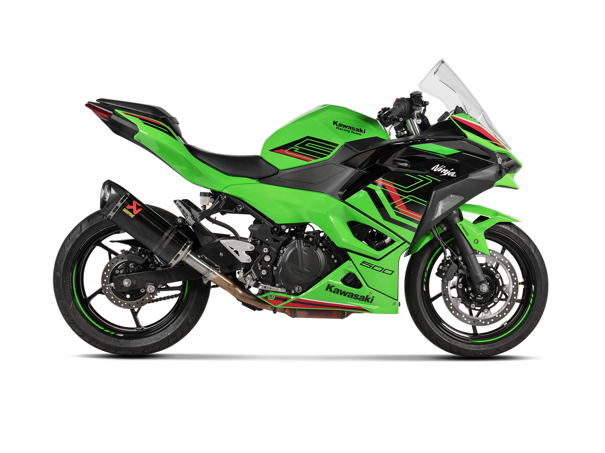 AKRAPOVIC Carbon Fiber Muffler NINJA 400 /500 2018-2025 S-K4SO6-APC 1811-3515
