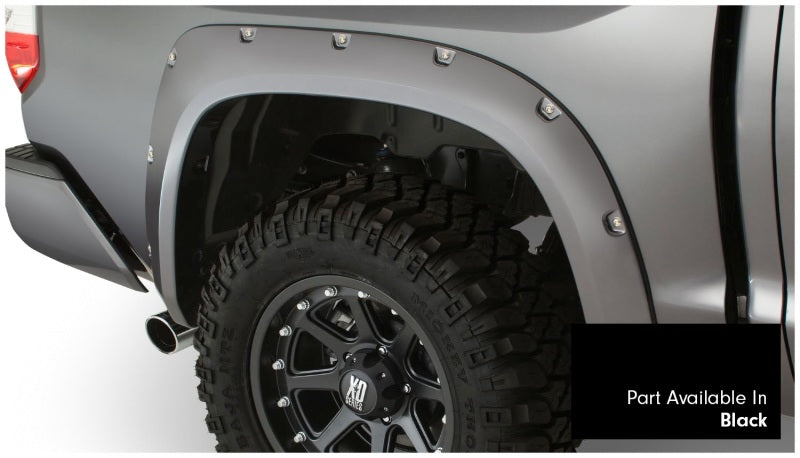 Bushwacker 16-17 Toyota Tundra Fleetside Pocket Style Flares 4pc 66.7/78.7/97.6in Bed - Black 30918-33