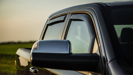 EGR 2019 Dodge Ram 1500 Crew Cab SlimLine In-Channel Window Visors Set of 4 - Dark Smoke 572951