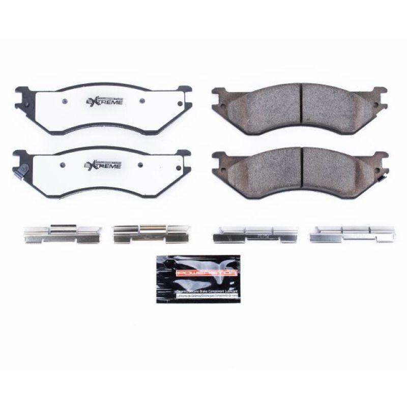 Power Stop 01-08 Dodge Ram 2500 Rear Z36 Truck & Tow Brake Pads w/Hardware Z36-702A
