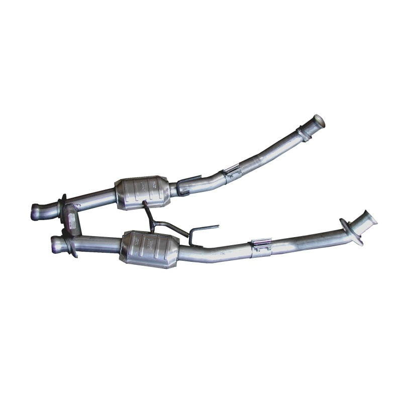 BBK 94-95 Mustang 5.0 High Flow H Pipe With Catalytic Converters - 2-1/2 1563