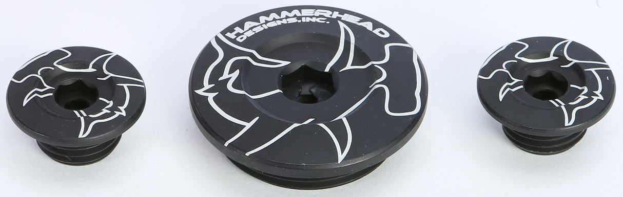 HAMMERHEAD Engine Plugs Black Crf250r '04-09 32-0101-00-60
