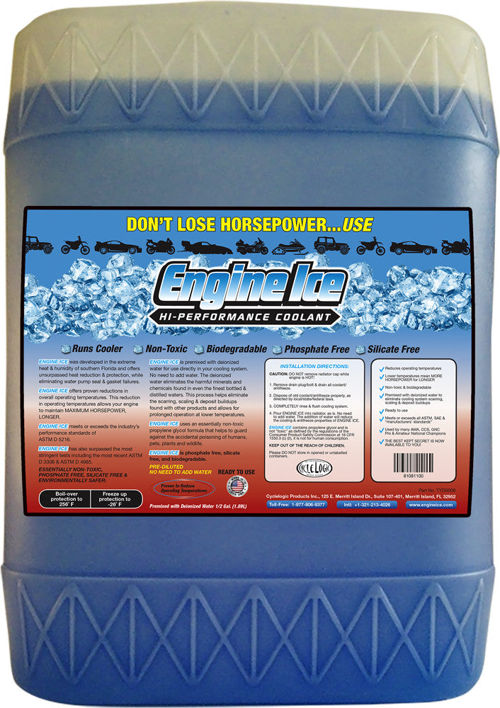 ENGINE ICE Hi-Performance Coolant 5 Gal. TSSP-500