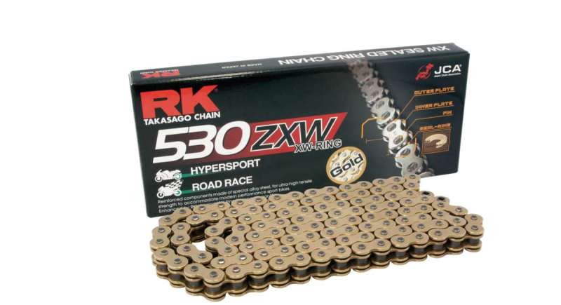 RK Chain GB530ZXW-120L XW-Ring - Gold GB530ZXW-120