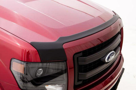 AVS 09-14 Ford F-150 (Excl. Raptor) Aeroskin Low Profile Hood Shield - Matte Black 377001