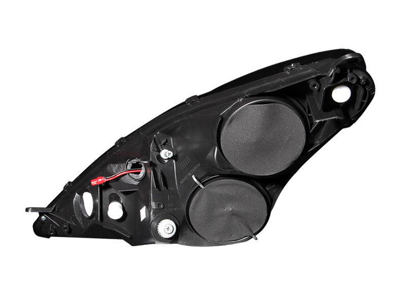 ANZO 2000-2005 Toyota Celica Projector Headlights w/ Halo Black 121387