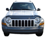 AVS 02-07 Jeep Liberty (Excl. Renegade Model) High Profile Bugflector II Hood Shield - Smoke 24726