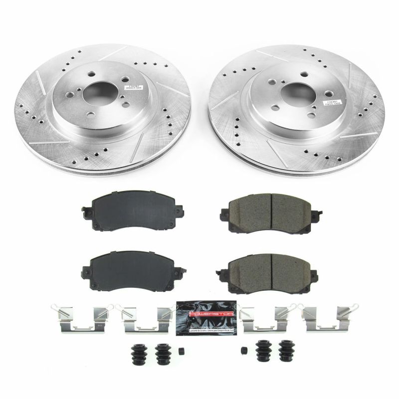Power Stop 18-19 Subaru Crosstrek Front Z23 Evolution Sport Brake Kit K7892