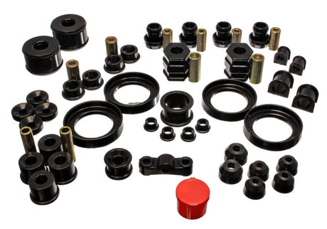 Energy Suspension 99-00 Honda Civic Si Black Hyper-Flex Master Bushing Set 16.18109G