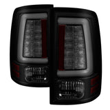 Spyder 13-14 Dodge Ram 1500 Light Bar LED Tail Lights - Black Smoke ALT-YD-DRAM13V2-LED-BSM 5084064