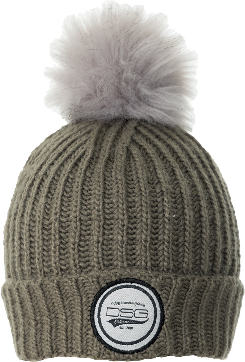 DSG Folded Pom Beanie Mushroom 45343