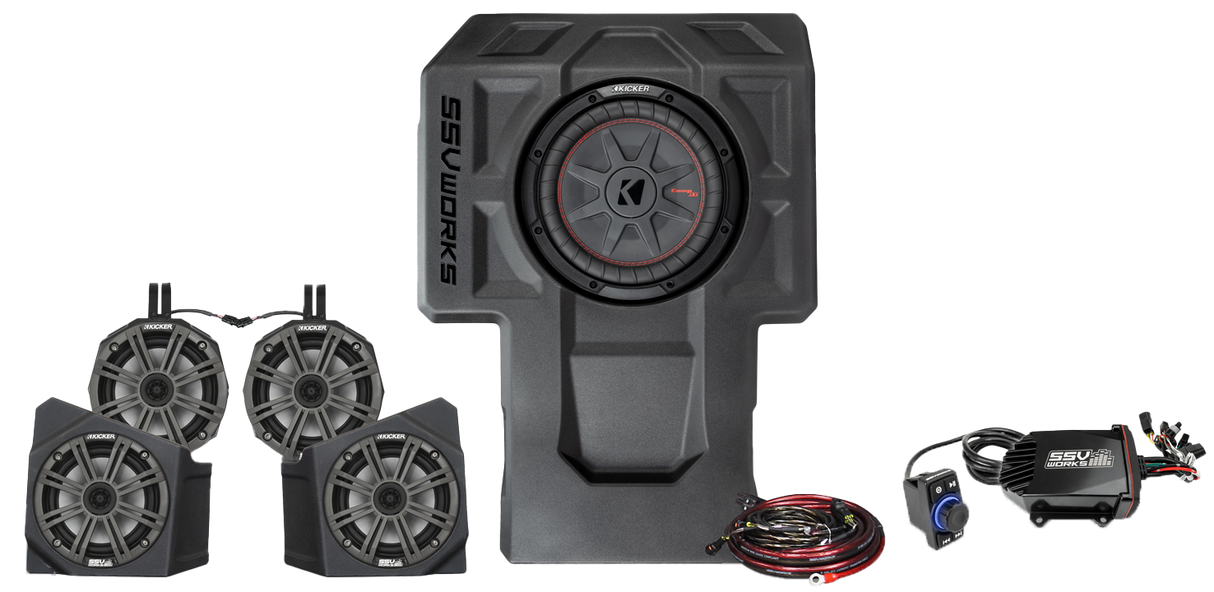 SSV WORKS 5 Speaker Plug And Play Kit Kicker 220-KX-Q5K2