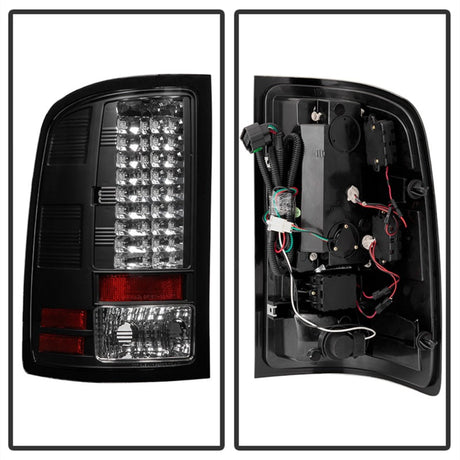 Spyder GMC Sierra 07-13 (Not fit 3500 Dually 4 Rear Wheels)LED Tail Lights Black ALT-YD-GS07-LED-BK 5014948