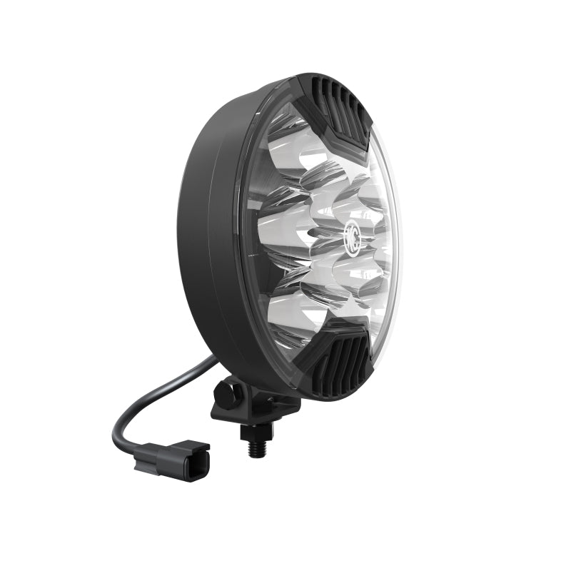 KC HiLiTES SlimLite 6in. LED Light 50w Spot Beam (Single) - Black 1100
