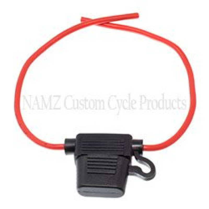 NAMZ Sealed ATO Fuse Holder 14g Wire (Fits ATO Fuses Up to 40 AMP) NAFH-01