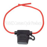 NAMZ Sealed ATO Fuse Holder 14g Wire (Fits ATO Fuses Up to 40 AMP) NAFH-01