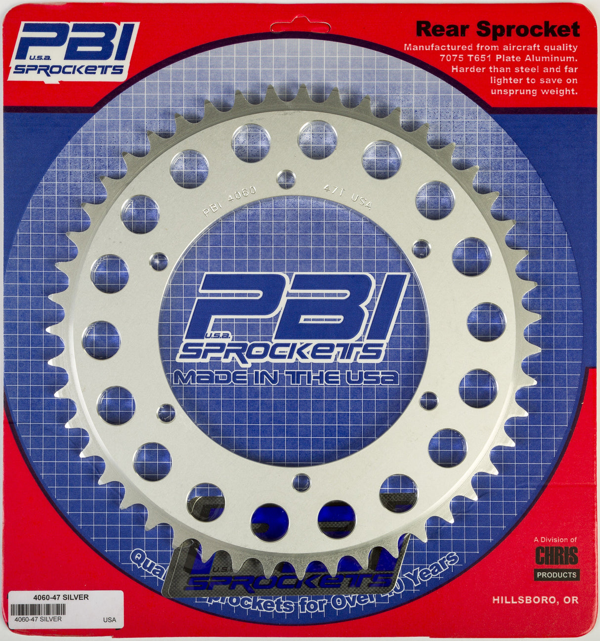 PBIRear Sprocket Aluminum 47t-520 Kaw4060-47