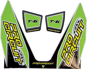 PRO CIRCUIT T-6 Decal - Green DC22T6-GRN