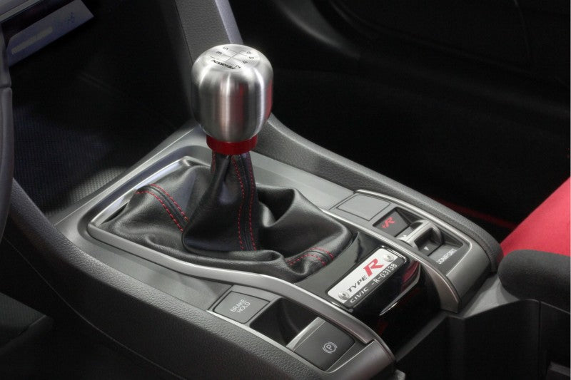 Perrin 17-18 Honda Civic Brushed Stainless Steel Large Shift Knob - 6 Speed PHP-INR-120SS