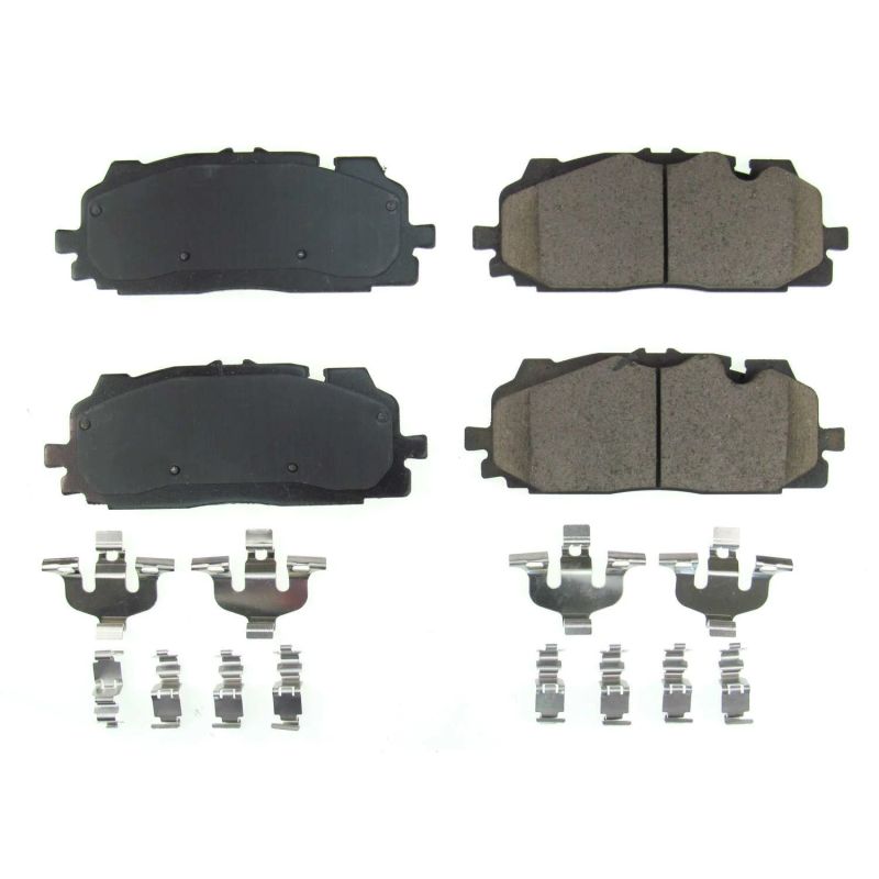 Power Stop 2019 Audi A6 Quattro Front Z17 Evolution Ceramic Brake Pads w/Hardware 17-1894