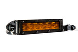 Diode Dynamics 6 In LED Light Bar Single Row Straight SS6 - Amber Wide Light Bar (Single) DD5044S