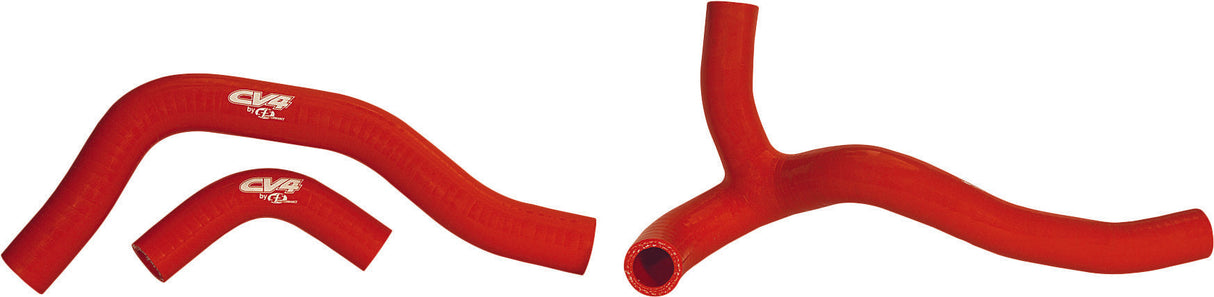 CV4 Radiator Hose Y Kit Red SFSMBC126R
