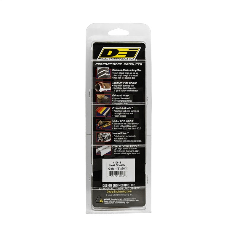 DEI Heat Sheath GOLD 1/2in x 36in 10916