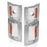 ANZO 1994-1998 Chevrolet Blazer Corner Lights Clear Lens w/ Amber Reflector 521041