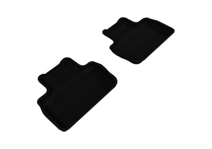 3D MAXpider 2006-2013 Lexus IS Kagu 2nd Row Floormats - Black L1LX00621509