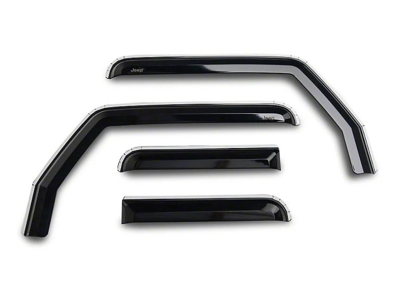 Officially Licensed Jeep 20-22 Jeep Gladiator JT Element Tinted Window Visors- Front and Rear JG16719