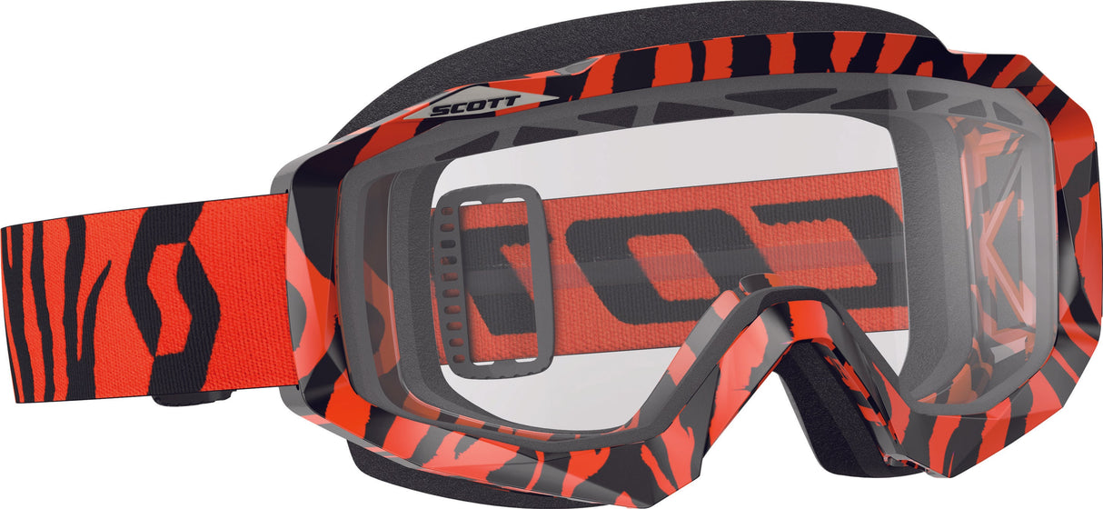 SCOTT Hustle Enduro Goggle Black/Orange W/Clear Lens 246432-5402043