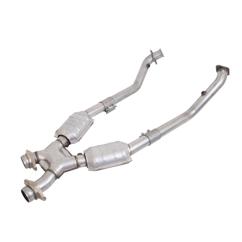 BBK 99-04 Mustang 4.6 GT / Cobra High Flow X Pipe With Catalytic Converters - 2-1/2 1670
