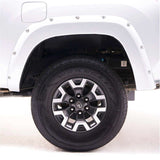 EGR 16+ Toyota Tacoma w/Mudflap Bolt-On Look Color Match Fender Flares - Set - Super White 795084-040