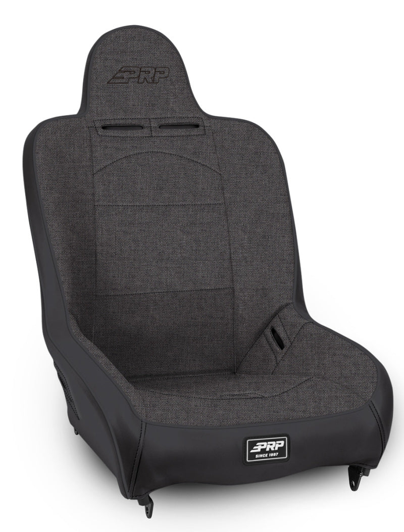 PRP Premier High Back Suspension Seat (Two Neck Slots) - All Grey A100110-54