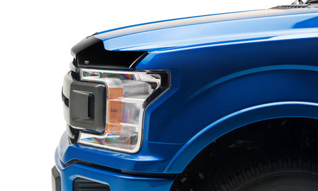 AVS 15-18 Ford F-150 Aeroskin Low Profile Acrylic Hood Shield - Smoke 322096