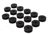 Energy Suspension 55-73 Jeep CJ5/CJ7/CJ8 Scrambler Black Body (Cab) Mount Set 2.4101G