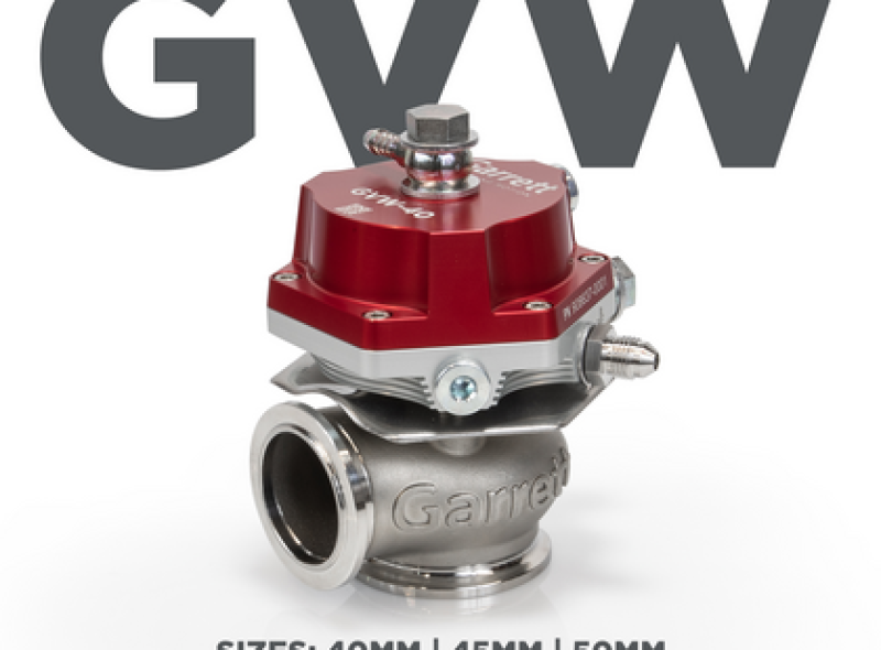 Garrett GVW-50 50mm Wastegate Kit - Red 908829-0001