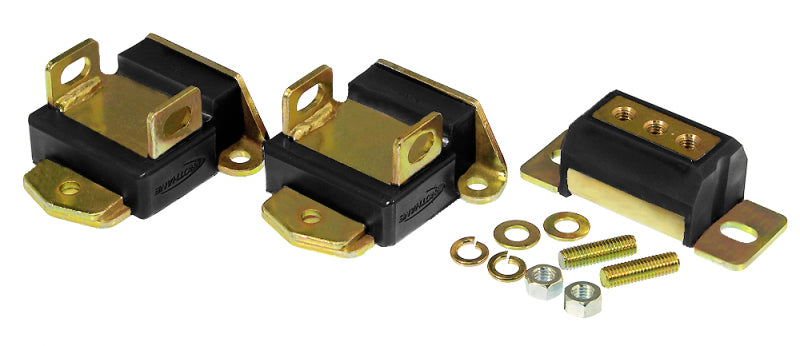 Prothane GM Motor & Trans Mount Kit - Black 7-1901-BL