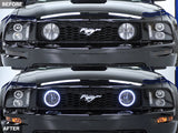Raxiom 05-12 Ford Mustang GT LED Halo Fog Lights (Smoked) 49134